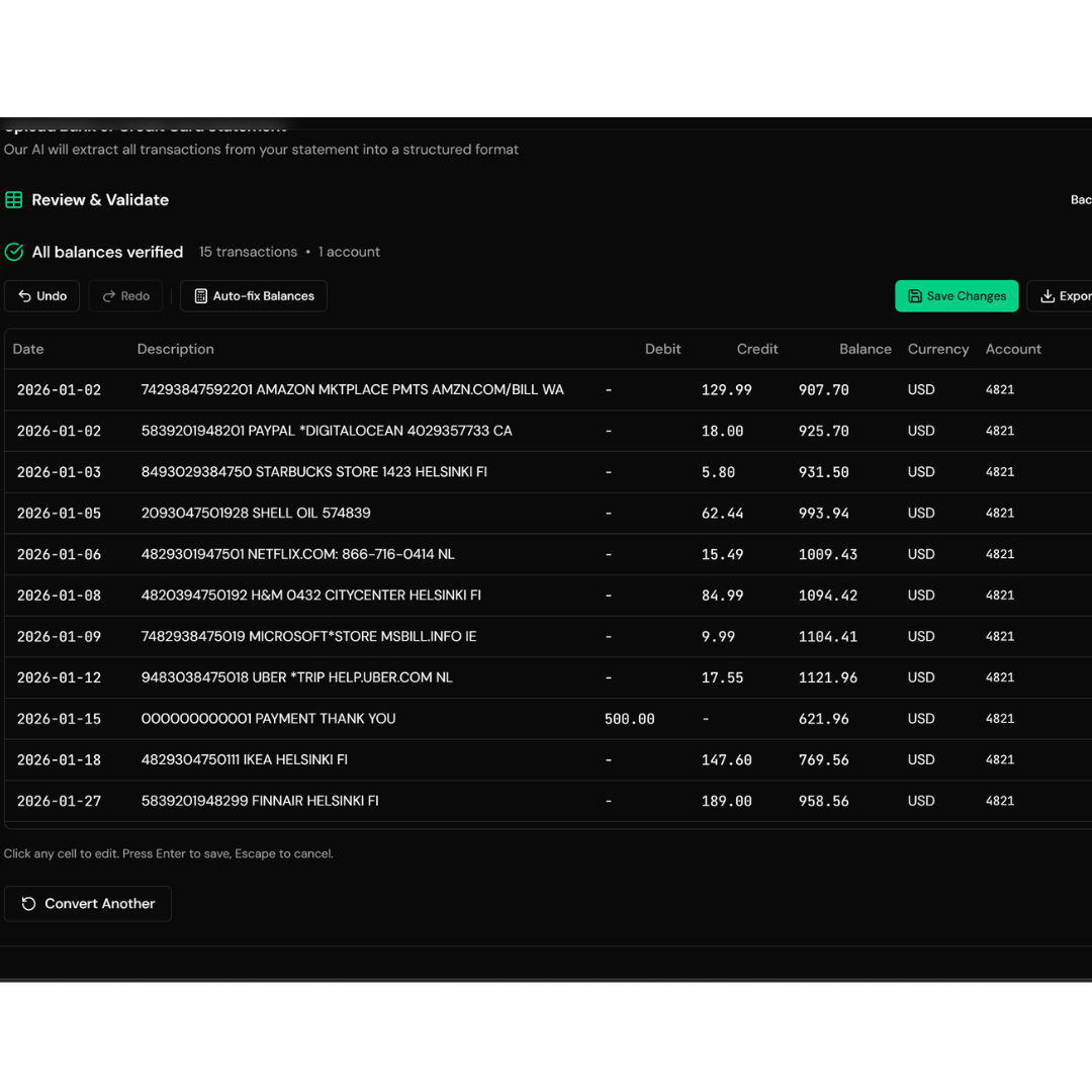 Clean structured output
