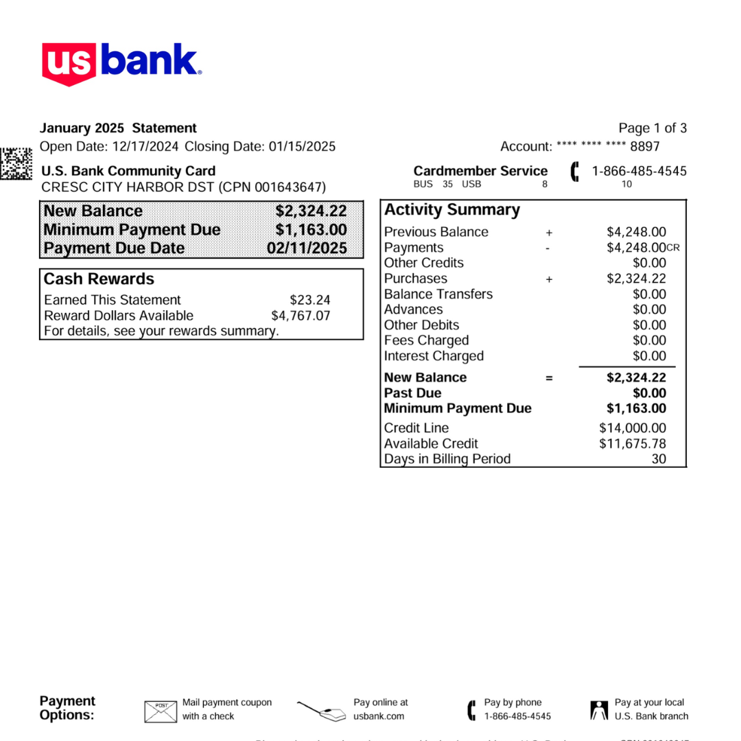 Upload Your Bank Statement